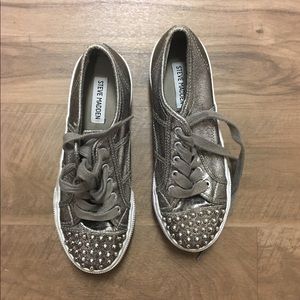 Pewter Steve Madden Shoes Size 7